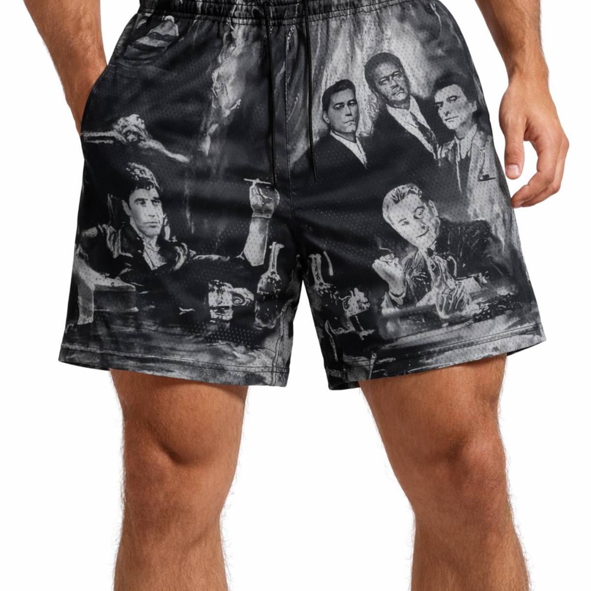 Scarface mesh shorts